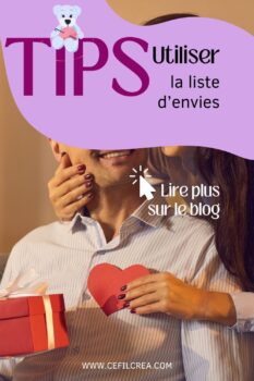 Utiliser la liste d'envies - 1