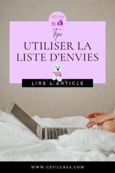 Utiliser la liste d'envies - 3